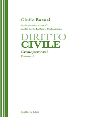 cover image of DIRITTO CIVILE
